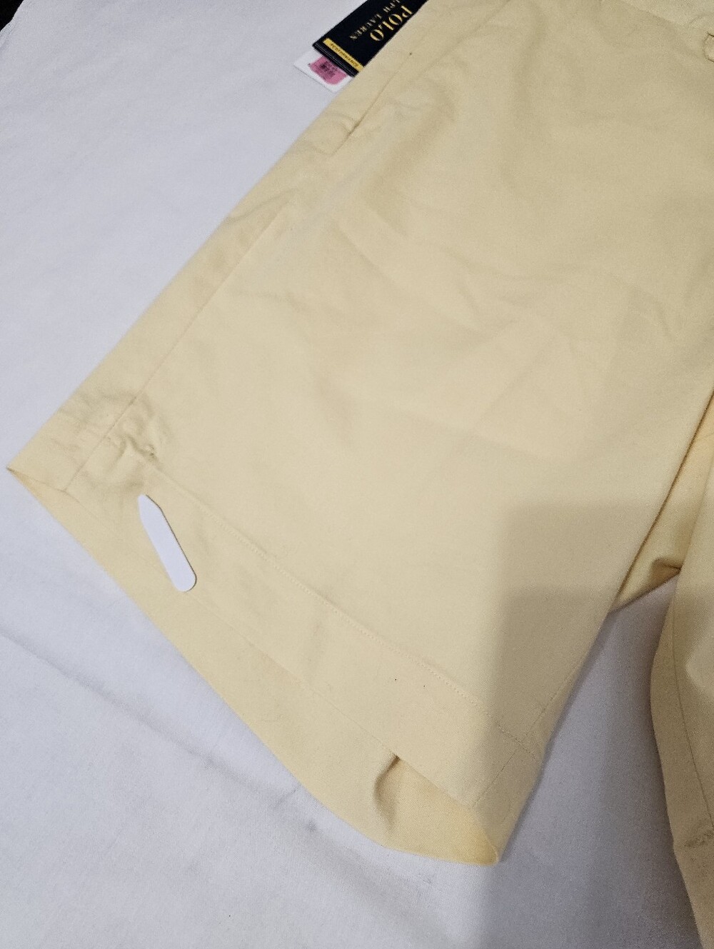 Polo Ralph Lauren Performance Golf Shorts Men’s 34 Yellow Tailored Fit - Picture 6 of 8